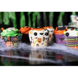 Baked with Love Trick or Treat Halloween Buncases Pk/100