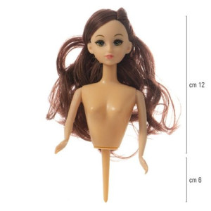 Decora Doll Pick - Brown Hair