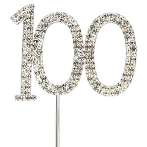 Diamante '100' topper
