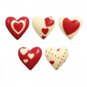 Belgian Chocolate Valentines Hearts BOX/105