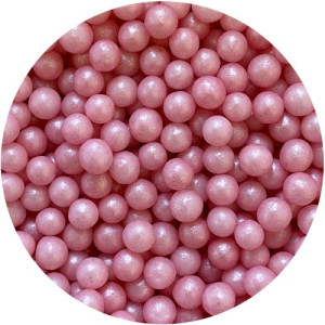 4mm Pink Glimmer Pearls 80g