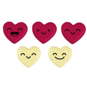 Mini Chocolate Happy Hearts Decorations BOX/270