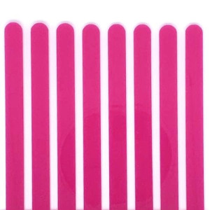 Popsicle Sticks Pk/8 - Hot Pink