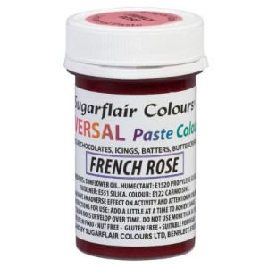 Sugarflair Universal Paste Colours - French Rose