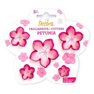 Decora Petunia Cutters Set/5