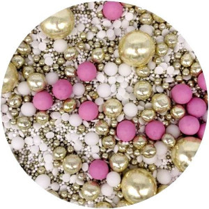 Luxury Pink Sprinkle Mix 100g 