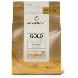 2.5kg Callebaut Belgian Gold Chocolate 