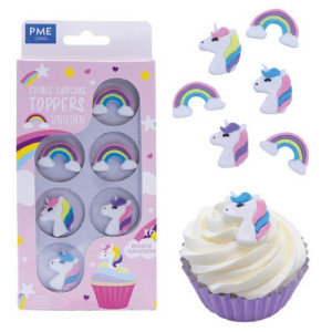 PME Edible Cupcake Toppers - Unicorn Pk/6