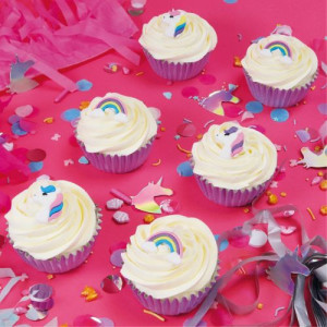 PME Edible Cupcake Toppers - Unicorn Pk/6