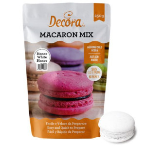 Decora Macaron Mix - White 250g