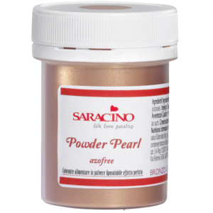 Saracino Powder Pearl Food Colour - Bronze