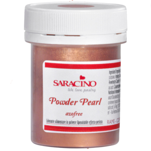 Saracino Powder Pearl Food Colour - Copper