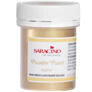 Saracino Powder Pearl Food Colour - Gold