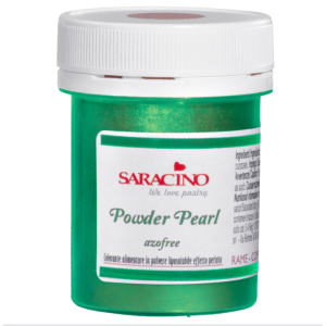 Saracino Powder Pearl Food Colour - Emerald Green