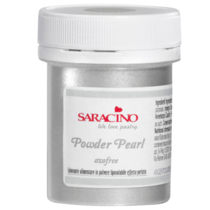 Saracino Powder Pearl Food Colour - Silver