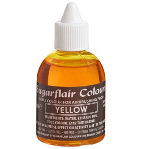Sugarflair Airbrush Yellow 60ml