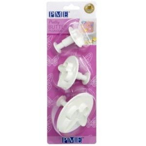 PME Pretty Butterfly Plunger Cutters Set/3