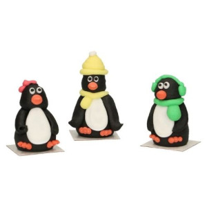 FunCakes 3D Sugar Penguins Pk/3