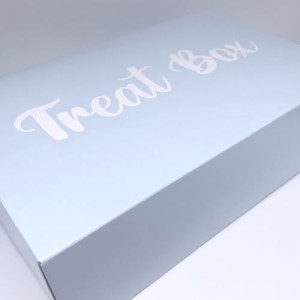 Baby Blue Treat Cupcake Boxes - Holds Standard 6's or Mini 12's