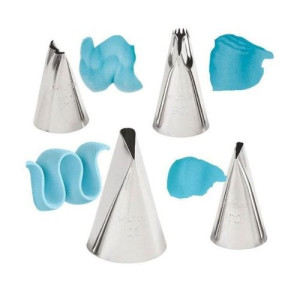 Wilton Ruffles Decorating Tip Set/4