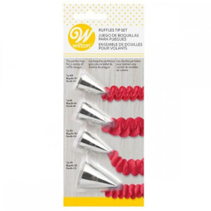 Wilton Ruffles Decorating Tip Set/4