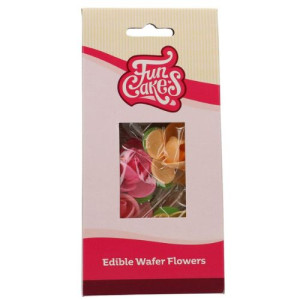 FunCakes Edible Wafer Flowers - Camellia Pk/5