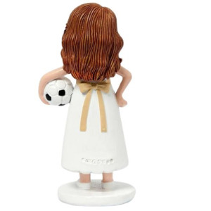 Mopec Communion Girl with Soccer Ball