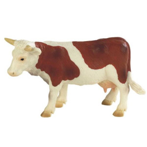 Bullyland Figurine Brown & White Cow 
