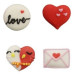 Culpitt Love Heart & Letters Sugar Pipings Pk/12