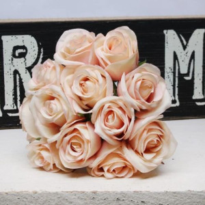 Blenheim Bridal Bouquet Vintage Pink x 12 Roses