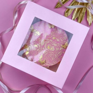 12" Baby Pink Cake Box
