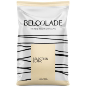 15kg Belcolade Belgian WHITE Chocolate CHUNKS 