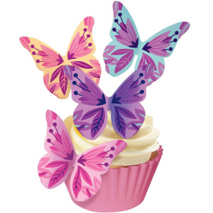 Squires Edible Wafer Butterflies - Floral Crocuses