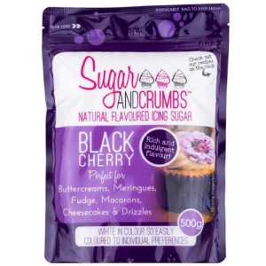 Sugar & Crumbs Black Cherry Icing Sugar 500g
