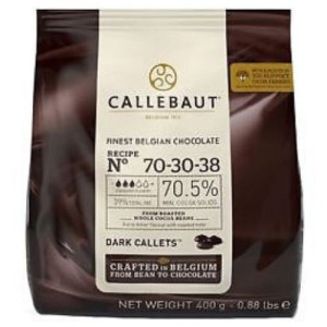 400g Callebaut Belgian Extra Dark Chocolate 70%