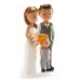 Dekora Wedding Couple with Boy Cake Topper