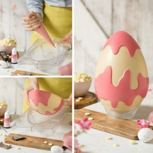 Decora Chocolate Mould - 250g Double Drip Easter Egg