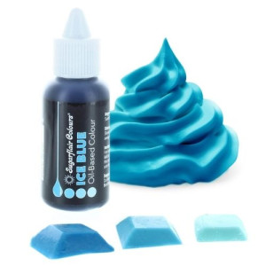 Sugarflair Oil Based Colour - Ice Blue 30ml