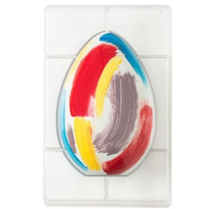 Decora Chocolate Mould - 250g Flat Based Easter Egg