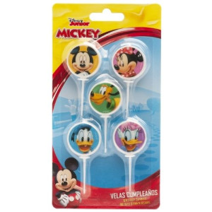 Mickey Mouse & Friends Candles Pk/5