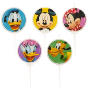 Mickey Mouse & Friends Candles Pk/5
