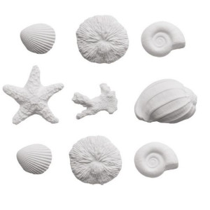 Decora Sea Shells Sugar Decorations Pk/9