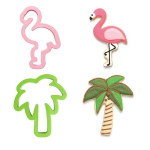 Decora Flamingo & Palm Tree Cutters 
