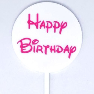 Baby Paddle - Magical Hot Pink Happy Birthday