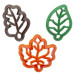 Decora Autumn Leaf Cutters Set/3