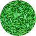 Bulk Glimmer Green Sugar Strands 500g 