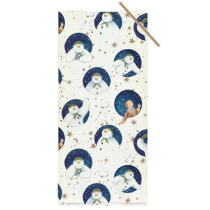 The Snowman™ Navy Snowball Cello Bags with Twist Ties Pk/20