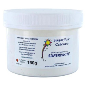 Large Sugarflair Superwhite Icing Whitener 150g 