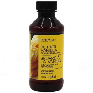 LorAnn Butter Vanilla Baking Emulsion 4oz (118ml)