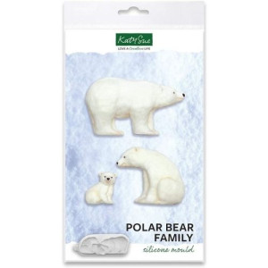 Katy Sue Polar Bear Family Mould